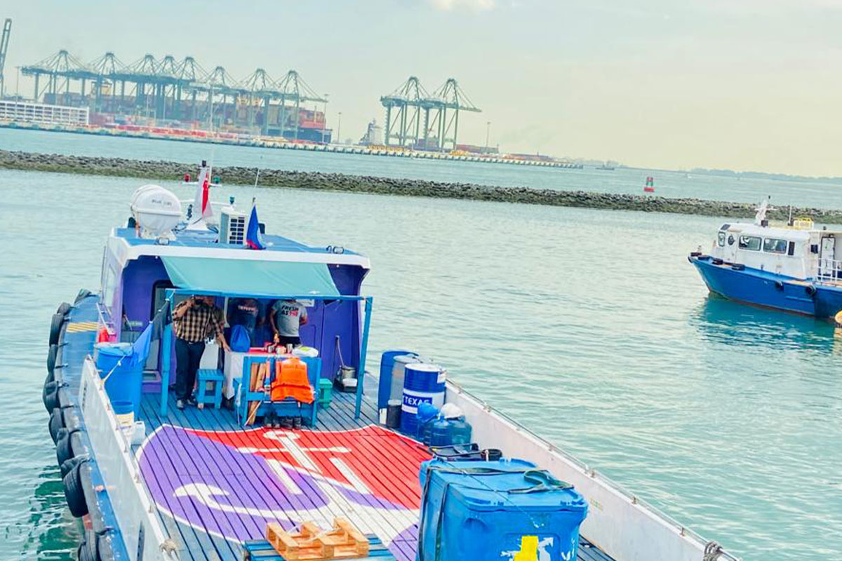 Boat logistics services with crew and cargo supply boats operated by Noah Group